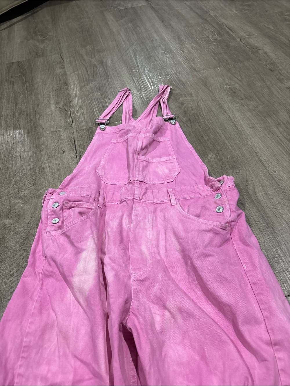 Free People We the Free Collection Ziggy Denim Overalls In Electric Bouquet - Picture 3 of 5